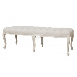 ♥ VENEDIG Upholstered bench cream