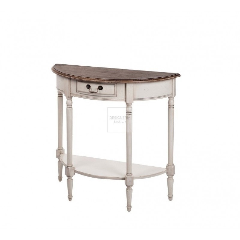 Limena Console Table Half Round, Round Console Tables