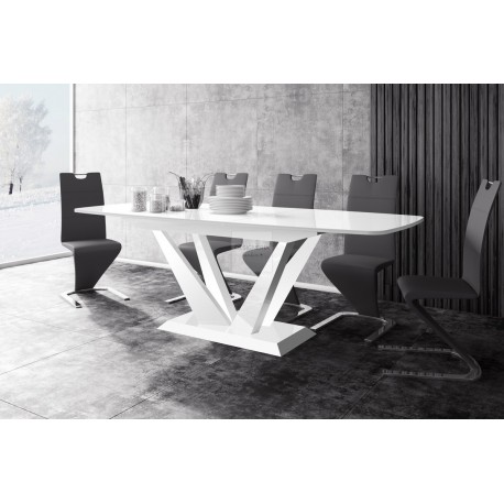 PERFETTO white ausziehbar bis 256cm