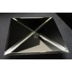 Exclusive Mirror tile triangular FACETED 30cmx30cmx42,5cm 
