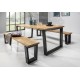 BIELL dining table & seat bench