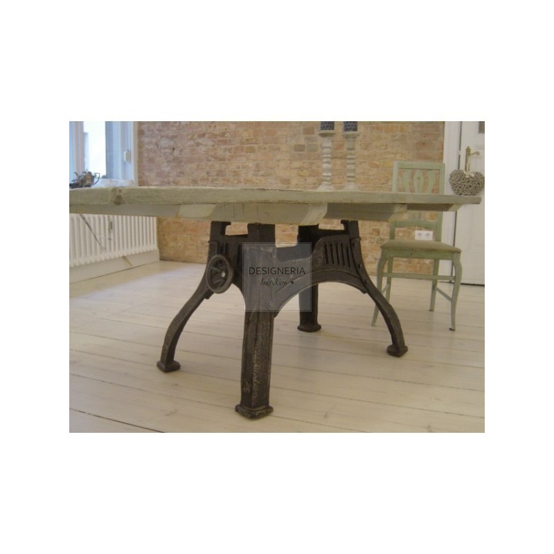 Wrought Iron Table Hand Painting